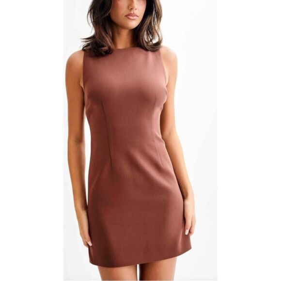 Meshki Angela Suiting Mini Dress NWT Sz. L - Picture 1 of 9